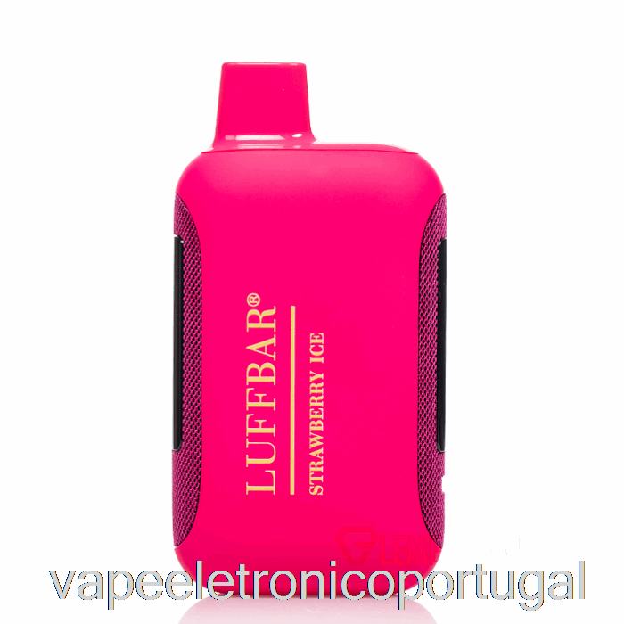 Vape Eletrônico Luffbar Dually 20000 Gelo De Morango Descartável